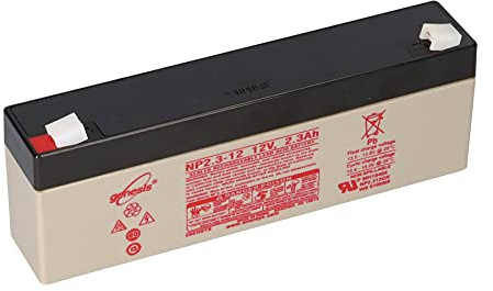 HAWKER Genesis NP2.3-12 Batterie au plomb 12,0 V 2,3 Ah avec connecteurs de 4,8 mm