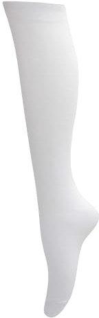 Childrens Girls Plain Knee High School Socks (Pack Of 3) (UK Shoe 4-6 (Age: 13+ years)) (White)