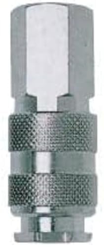 Mecafer 156424 Schnellkupplung, Metall, universell, 1/4 Zoll, Typ F