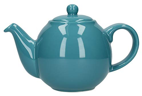 London Pottery Globe Petite théière avec passoire en céramique Aqua Capacité 2 tasses 500 ml