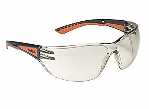 Bollé SLAPPSI One Size Clear Slam+ Safety Spectacles - Black/Orange
