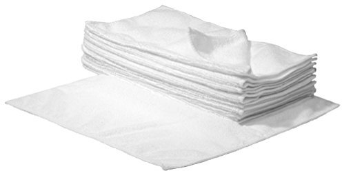 Mikrofaser Reinigungstücher weiß 30 x 30cm 100 Stück