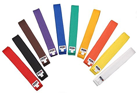 Macho Rank Karate Gürtel, unisex Kinder, braun