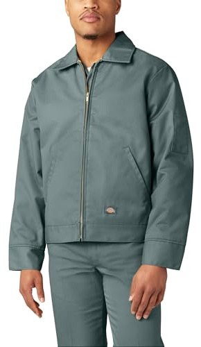 Dickies Men's Insulated Eisenhower Front-Zip Jacket,Lincoln Green,Large/Regular,Lincoln Green,Large/Regular