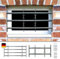 Fenstergitter Sicherheitsgitter Amsterdam ausziehbar in 9 Größen 300x500-650 mm