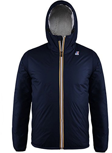 K-Way Le Vrai 3.0 Claude Orsetto Manteau imperméable, Bleu (Blue Depht K89), Medium Homme