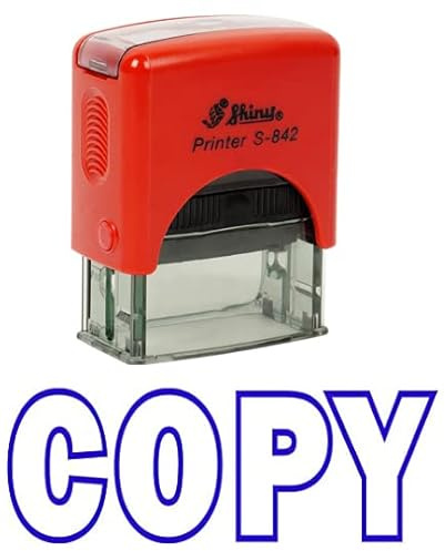 COPY Selbstfarber Stempel Buro stationar Bedrucktes Glanzend Stamp