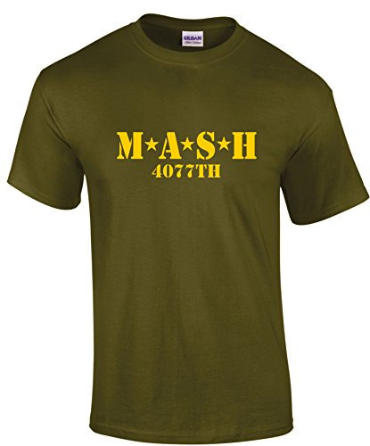Neues Retro Military Army USA Combat Vintage MASH Premium T-Shirt, military green, XL