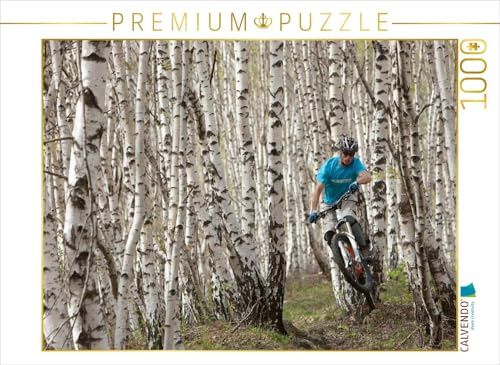 CALVENDO Puzzle Birkenbiker | 1000 Teile Lege-Größe 64 x 48 cm Foto-Puzzle für glückliche Stunden