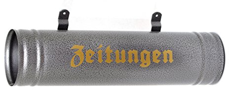 Portariviste per giornali, colore a scelta resistente alle intemperie e ai raggi UV, argento anticato