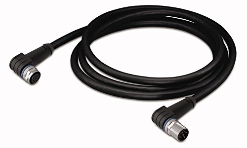 WAGO 756 Steuerleitung 3-adrig, Buchse gewinkelt / M12 Stecker gewinkelt, Länge 1m