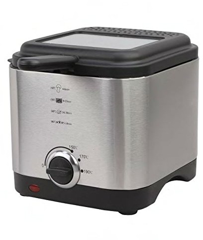 Jocel JFRI011022 Freidora, 900 W, 1.5 Litros, Gris