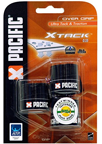 Pacific Overgrip X Tack PRO 3er, Schwarz, 0236000163100000
