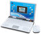 VTech Genio Zweisprachiger Master, Laptop für Kinder, Bildschirm, unterrichtet Vokabeln, Mathematik, Naturwissenschaften durch 180 Aktivitäten in Spanisch und Englisch, Blau (80-133847) (3480-133847)