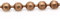 SiAura Material ® - 10m Rotkupfer Kugelkette 2mm Schmuckkette