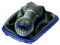 Pomo palanca de cambios y Funda palanca de cambios compatible para VW Golf 4 y para Bora 1997-2006 - 5 velocidades marchas 12mm - con Marco - negro azul - para transmisión Manual - (A253-5)