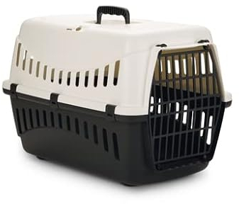 Transportbox Transportkäfig Tragebox für kleine Hunde und große Katzen 58x58x38cm