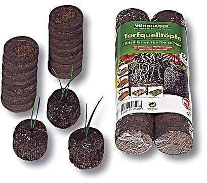 Windhager Torfquelltöpfe 50 Stück