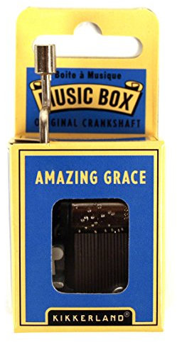 KIKKERLAND Amazing Grace Crank Music Box