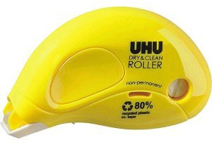UHU - 1 x Roller de colle Dry Clean Roller, non permanent