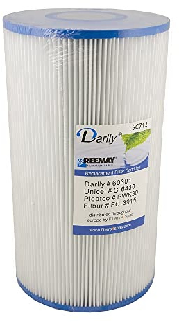 Hot Springs Spa Filter Unicel C-6430, Pleatco PWK30