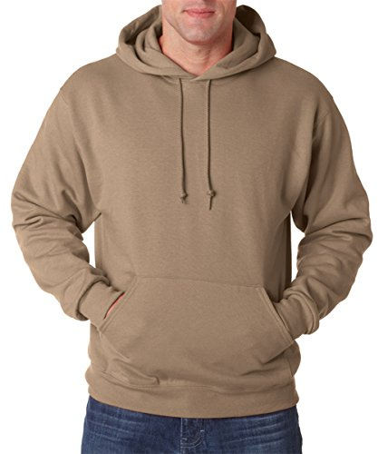 Jerzees Adult 8 oz. NuBlend® Fleece Pullover Hood L SAFARI