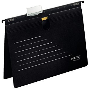 Leitz Alpha Active Dokumentenmappe, A4, Karton, FSC, DIN 821, schwarz