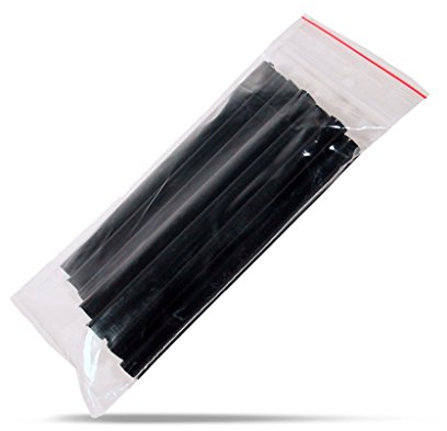 VOLA 10 Stück Wachs für Heißluftpistole 11,5 mm schwarz schwarz 11,5 mm