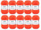 Gründl Wolle Cotton Fun - Wolle zum Häkeln - Strickgarn - Häkelgarn - Pflegeleicht und hautfreundlich - 100 % Baumwolle - 10 Knäuel 50 g / 115 m - Nadelstärke 3 - 4 - Orange