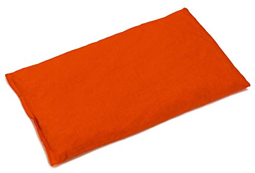 Cuscino termico - semi di uva - arancione - 30x20cm - Microonde, forno e frigorifero