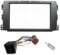 Sound-way Double DIN Car Radio Frame Installation Kit, 2 DIN Front Panel Frame, Quadlock ISO Connector Cable, Antenna Adapter, compatible with Smart Car ForTwo 2007-2010