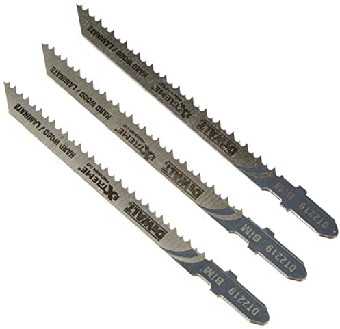 DEWALT DT2219QZ Lames de scie sauteuse pour bois Bimétal XPC T101BRF Lot de 3 (Import Grande Bretagne)