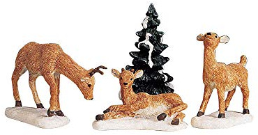 Lemax Christmas - Dad And Fawns Set Of 4 (92299)