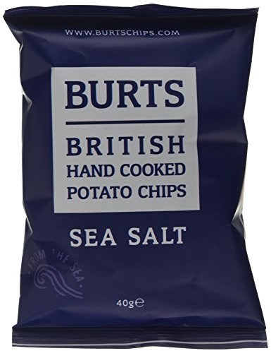 Burts Potato Chips Sea Salt 40 g (Pack of 20)