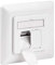 Goobay 68721 CAT 6a Flush Mounting Wall Plate, White