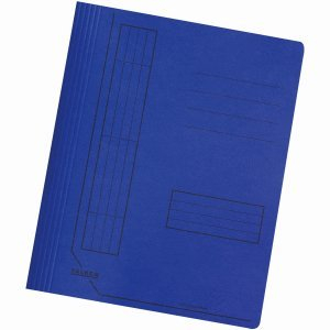 Falken 100 x Schnellhefter A4 Manila-RC-Karton 240g/qm intensivfarben dunkelblau