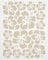 WANDfee Wandtattoo Hibiskus Blumen Hibiskusblüten FARBWUNSCH beige Wandsticker Wandaufkleber Fliesenaufkleber