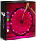 Activ Life Éclairage de Roue de vélo, éclairage de Roue de vélo à LED et Rayons de Pneu, Convient aux vélos d'enfants et d'adultes, Accessoires Amusants d'été, 1 Paquet (1 Roue), Rose