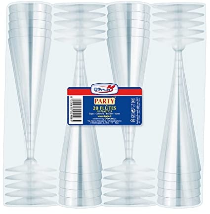 Dopla Bicchieri di plastica, 20 unità (Confezione da 1)