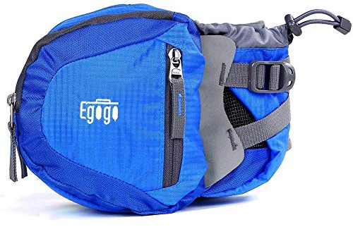 EGOGO Travel Sport Waist Pack Fanny Pack Hiking Bum Bag with Water Bottle Holder S2209 (Blue)