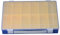 hünersdorff Sortimentskasten PP-Premium mit 12 Einsatzboxen | Tragegriff | stabile Sortierbox für Schrauben und andere Kleinteile | herausnehmbare Einsätze | 22,5 x 33,5 x 5,5 cm, blau