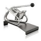 Tellier - Coupe Frites Sur Socle De Table Tout Inox Avec Couteau Et Poussoir