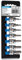Silverline 225127 Set di punte esagonali da 3/8, 7 pezzi