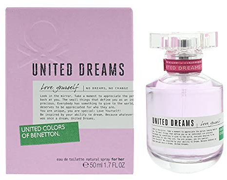 Benetton United Dreams Love Yourself Eau De Toilette, 50 ml