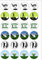 24 PRE CUT Golf Sport Themed Edible Wafer Paper Round Cake Toppers Decorations