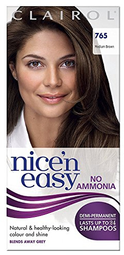 Clairol Nice'n Easy No Ammonia Hair Dye, 765 Medium Brown