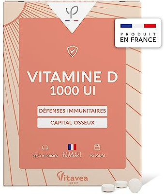Yves Ponroy Vitamine D Physiotech - Complément Alimentaire Immunité Adulte - A base de Vitamine D3 - Renforce le Capital Osseux - 90 Comprimés - Cure de 90 Jours - Fabriqué en France