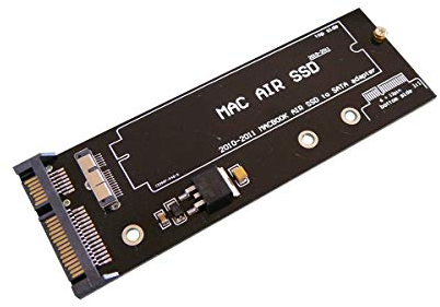 KALEA-INFORMATIQUE Adattatore SATA per Mac AIR SSD 6+12 pin - REF A1369 A1370 A1375 A1377 MC965 MC968 MC969 MC505 MC503 MC506 - Anni di produzione 2010 o 2011
