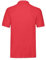 Fruit of the Loom Premium Mens Short Sleeve Polo Shirt (L) (Red)