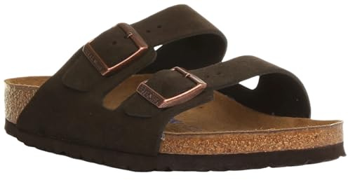 Birkenstock Herren Arizona SFB Sandalen, Mocca, 45 EU